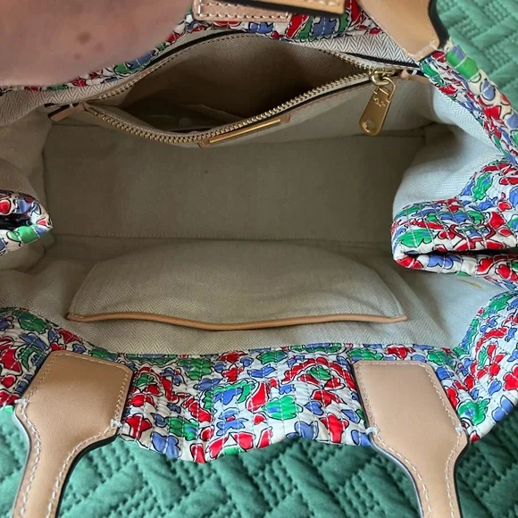 Tory Burch Tan Tote Bag with Structured Design - Picture 7 of 8